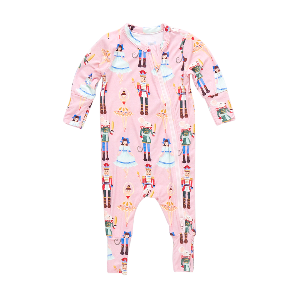 Pink Chicken Baby Bamboo Romper