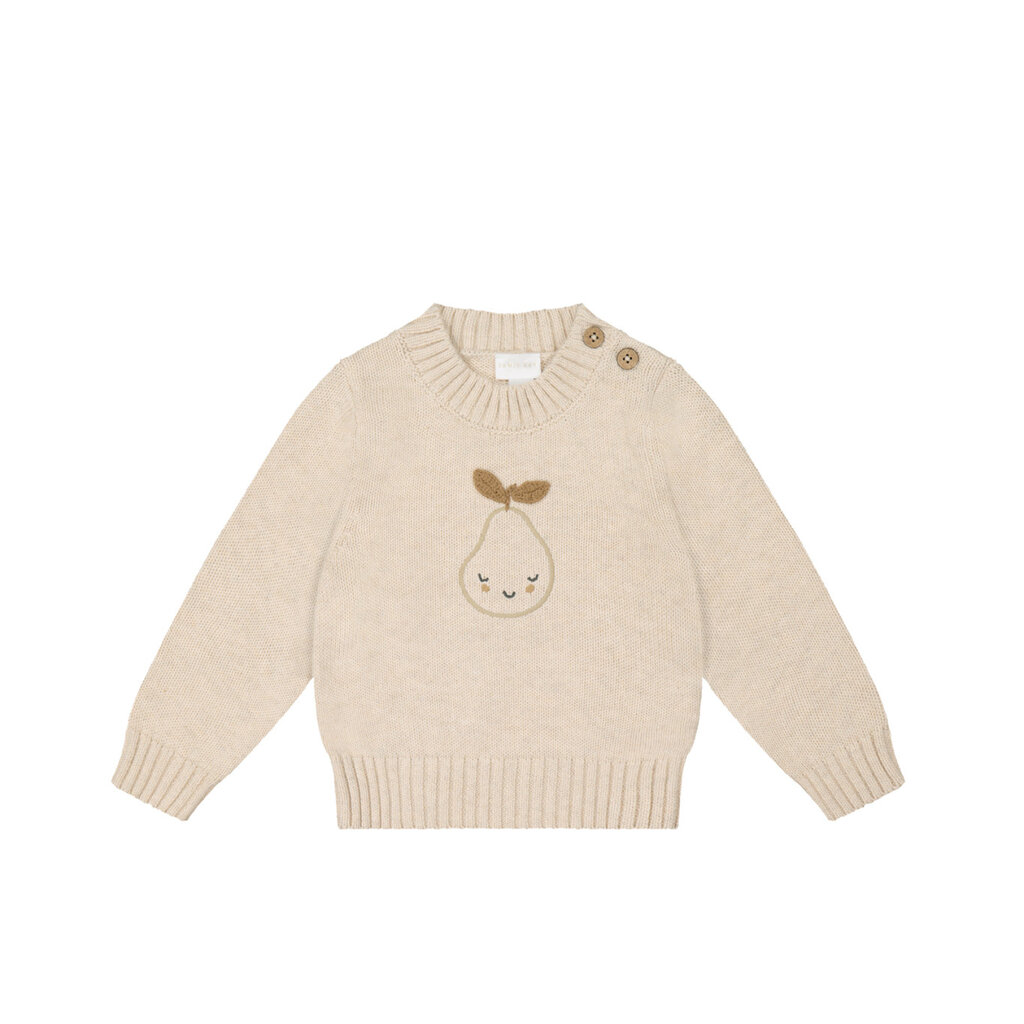 Jamie Kay Lennon Sweater 6-12M Oatmeal Marle