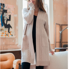 Seraphine Arleen Knit Cardi Oatmeal XS/S