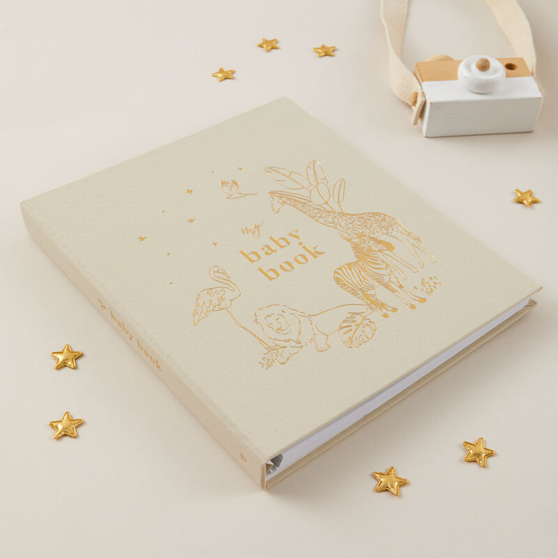 Blush And Gold My Baby Book