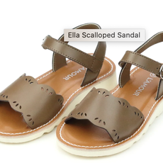 L'Amour Ella Scalloped Sandal