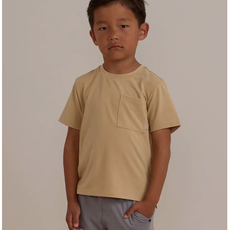 Rylee + Cru Inc. COVE ESSENTIAL POCKET TEE | SAND