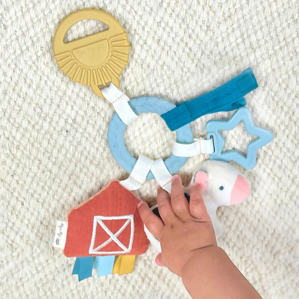 Itzy Ritzy Teething Activity Toy | Cow O/S