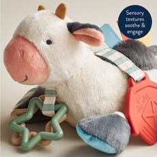 Itzy Ritzy Cow Itzy Friends Link & Love™ Activity Plush