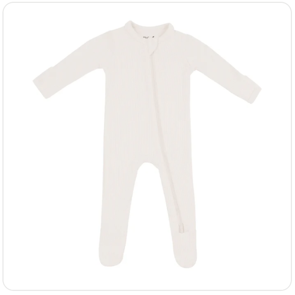 Kyte Baby Ribbed Zipper Footie