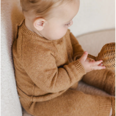 Rylee + Cru Inc. KNIT SWEATER || SPECKLED GOLDEN