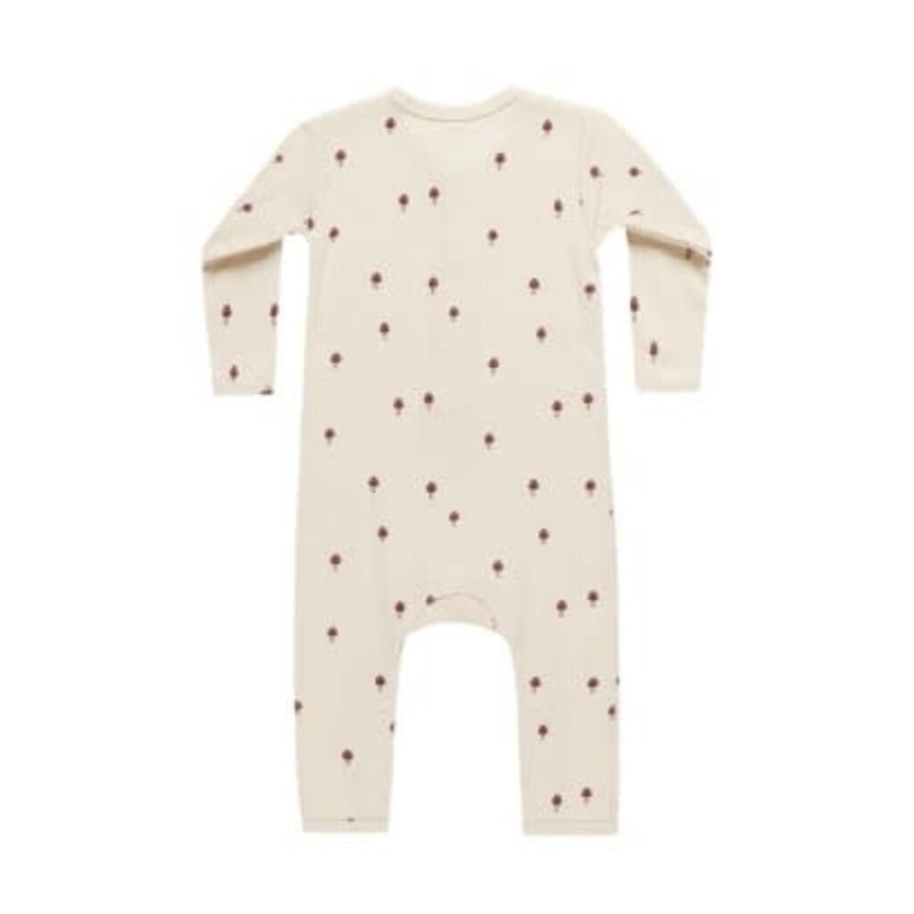 Quincy Mae RIBBED BABY JUMPSUIT || MUSHROOMS