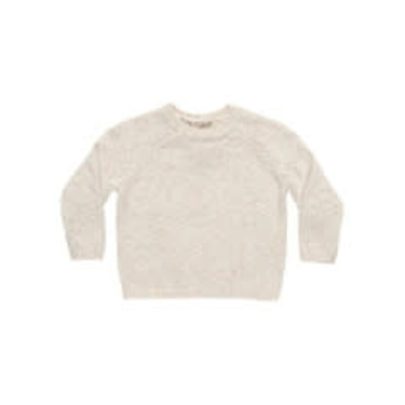 Quincy Mae KNIT SWEATER || SPECKLED NATURAL