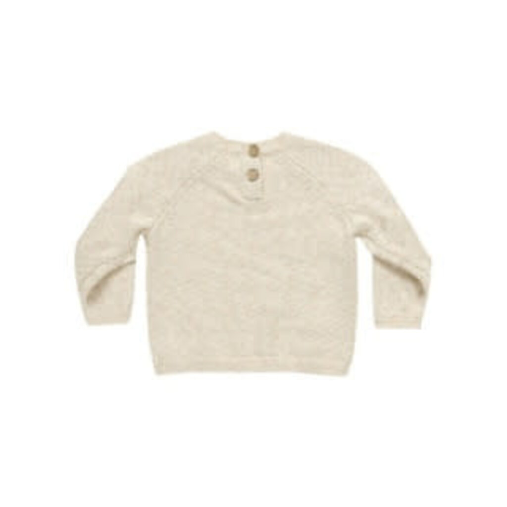 Quincy Mae KNIT SWEATER || SPECKLED NATURAL