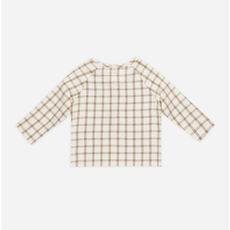 Quincy Mae ZION SHIRT || CINNAMON PLAID