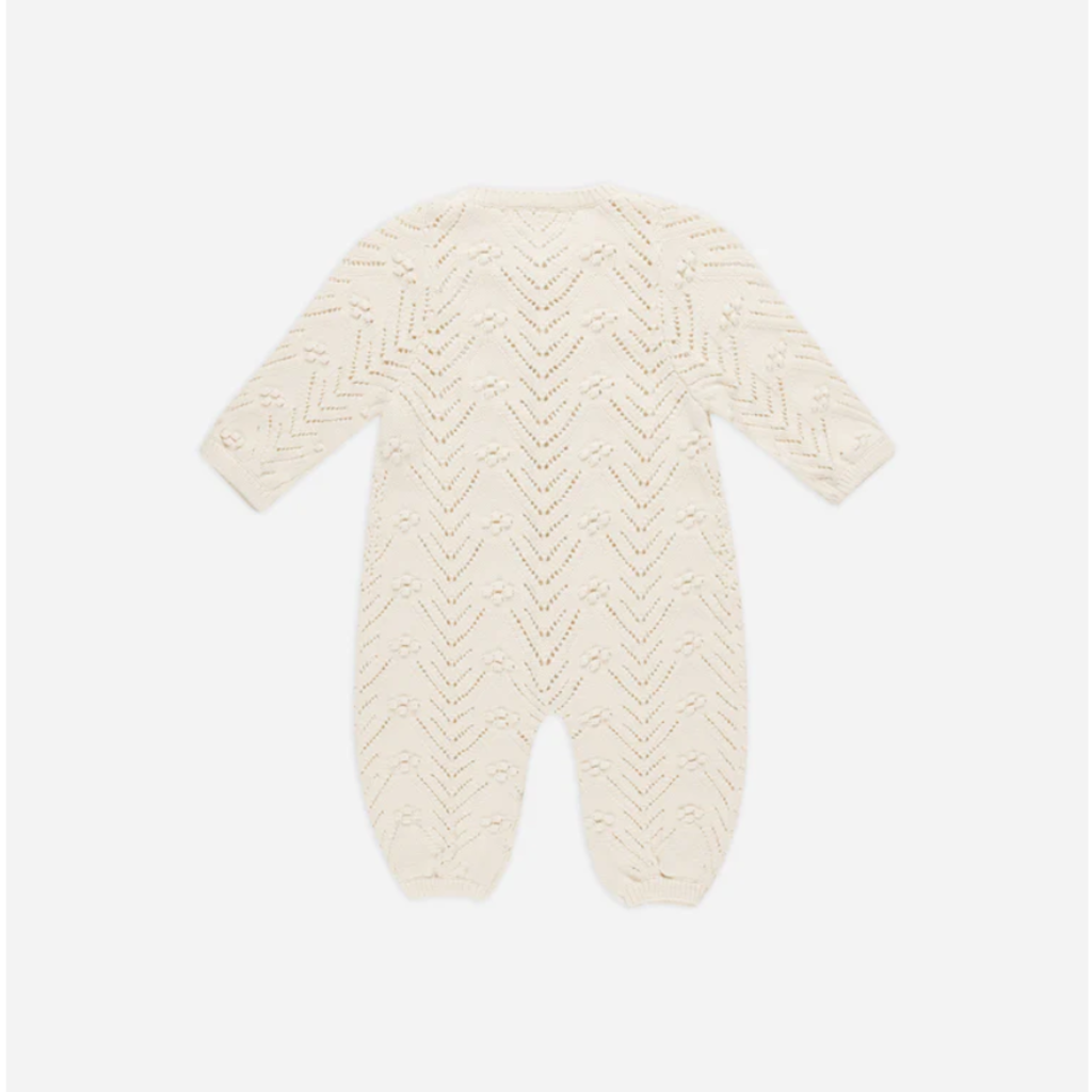 Quincy Mae Long Sleeve Bobble Romper