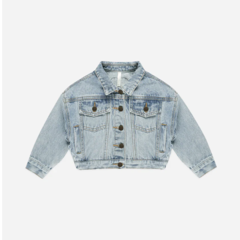 Rylee + Cru Inc. DENIM JACKET || LIGHT WASHED DENIM