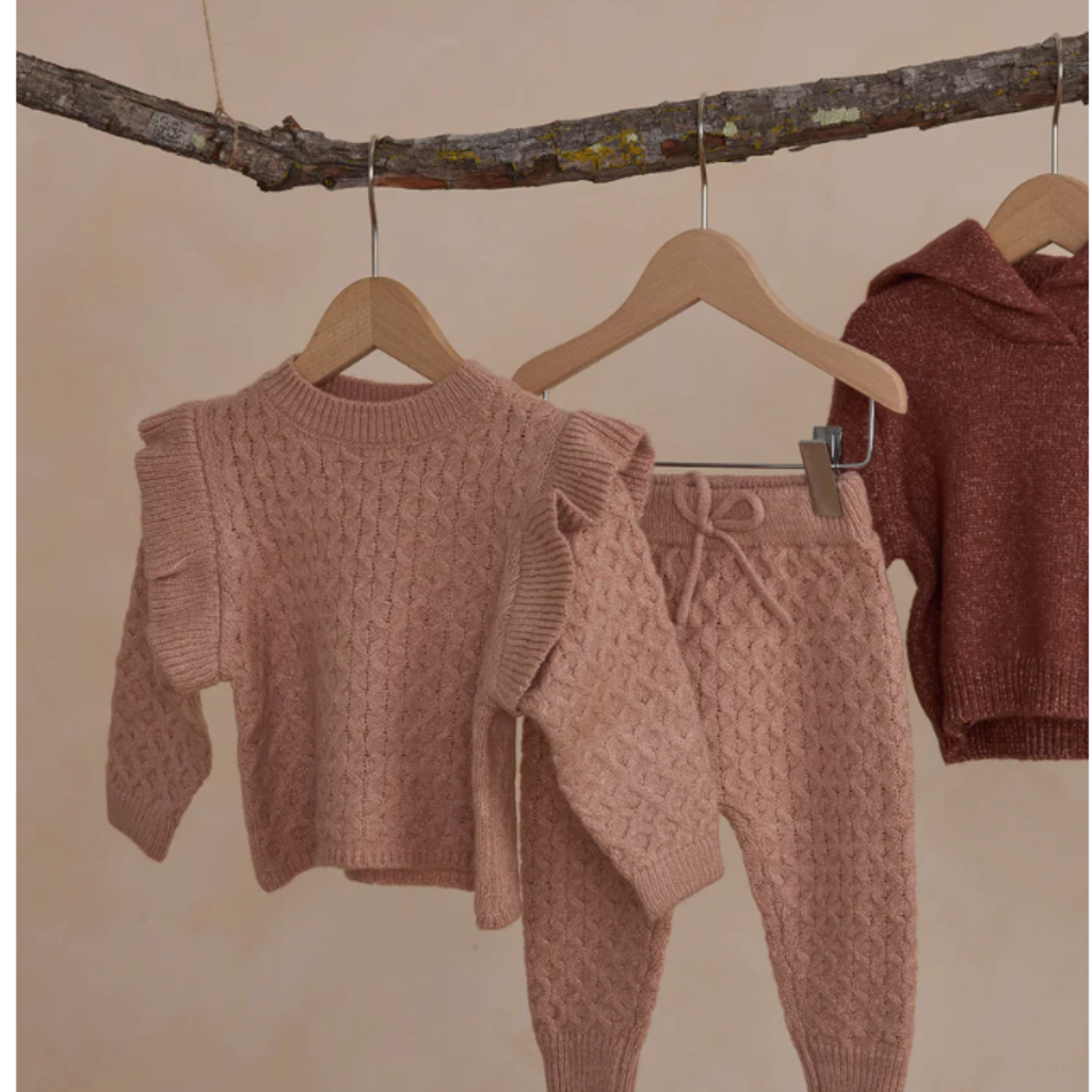 Rylee + Cru Inc. LA REINA SWEATER || ROSE