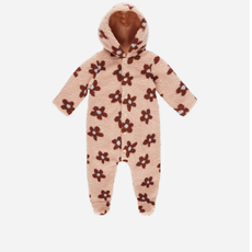 Rylee + Cru Inc. FLEECE JUMPSUIT || PINK DAISY