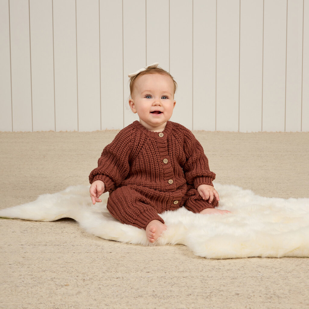 Quincy Mae CHUNKY KNIT JUMPSUIT
