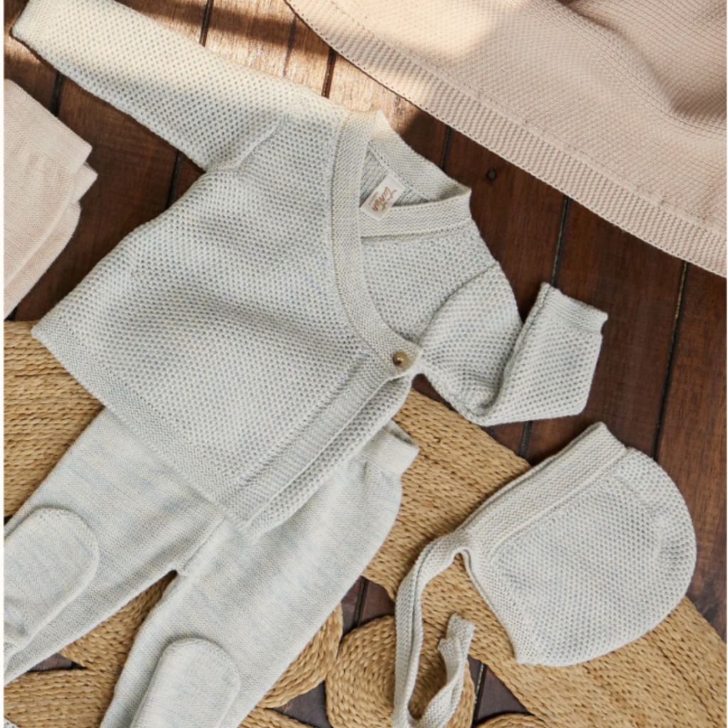 Tun Tun Knitted Kimono Set