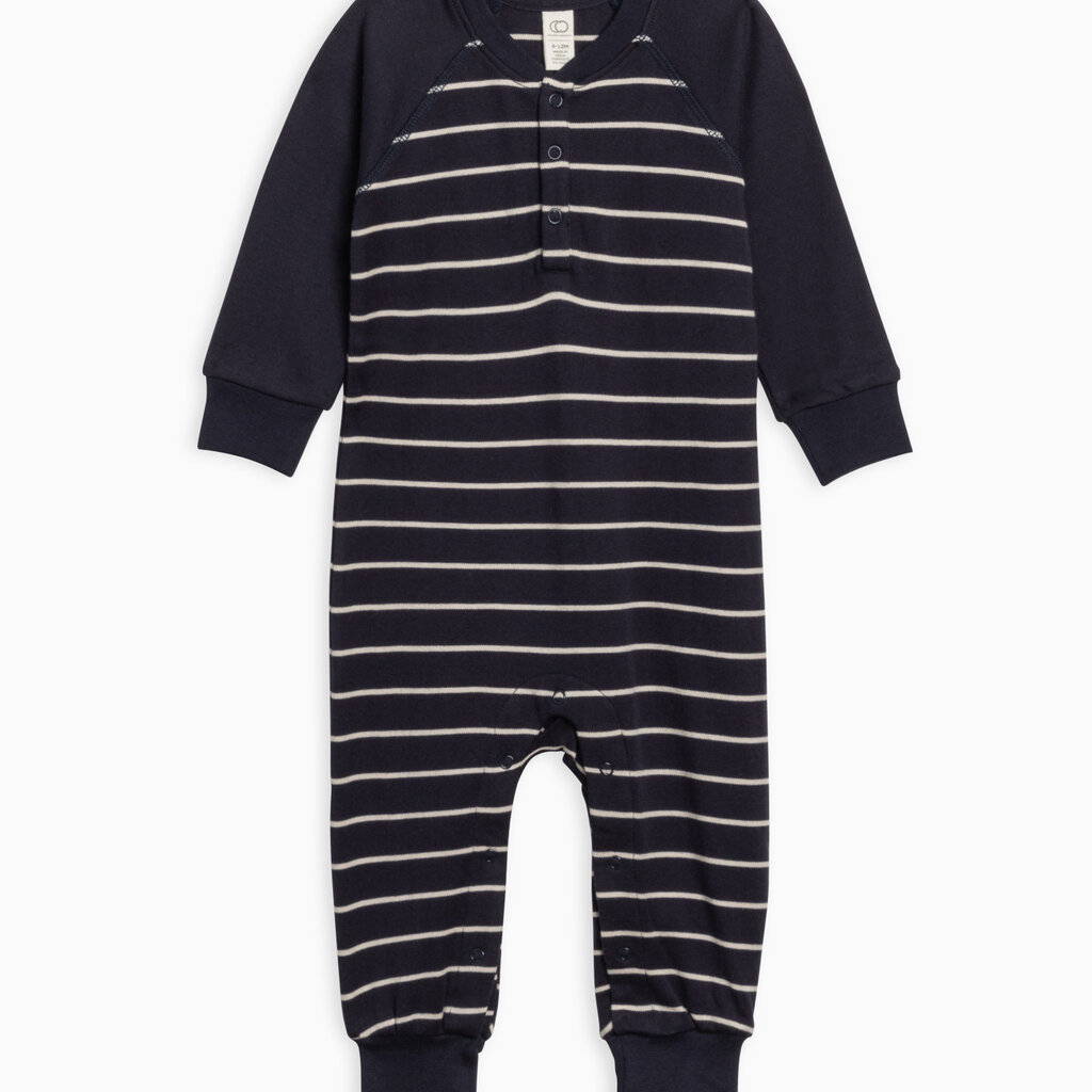 Colored Organics Brix Henley Romper