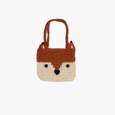 Wild Wawa Crochet Fox Purse-Rust O/S