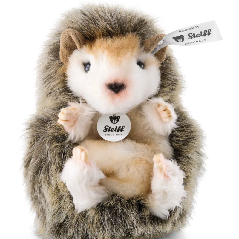 Steiff Joggi Baby Hedgehog Stuffed Plush Toy, 4 Inches