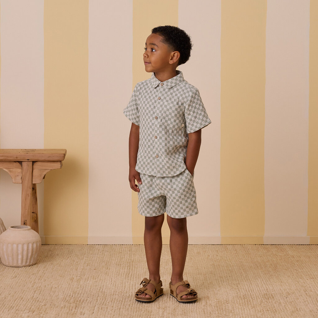 Rylee + Cru Inc. Collared Short Sleeve Shirt