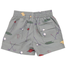 Pink Chicken Boys Swim Trunk