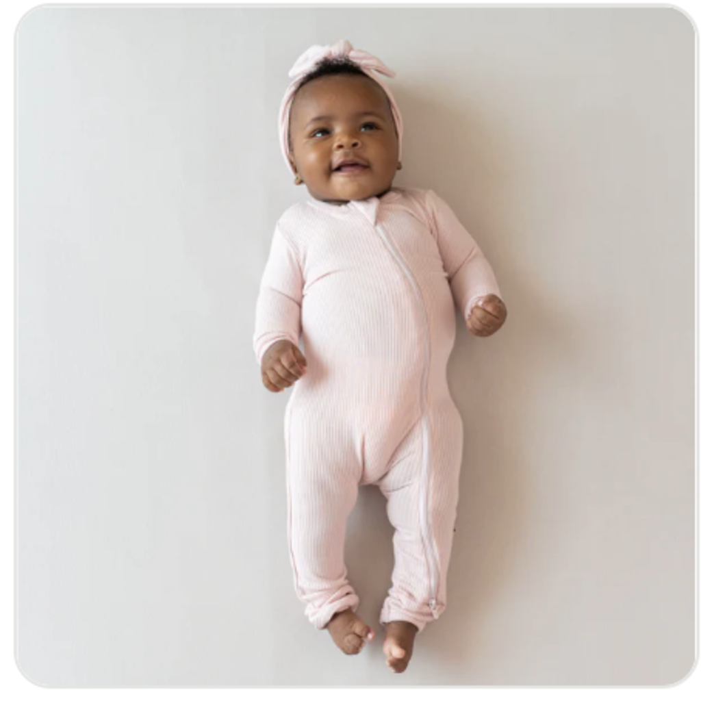 Kyte Baby Ribbed Zipper Romper