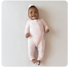 Kyte Baby Ribbed Zipper Romper
