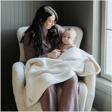 Saranoni Waffle Knit Blanket Receiving