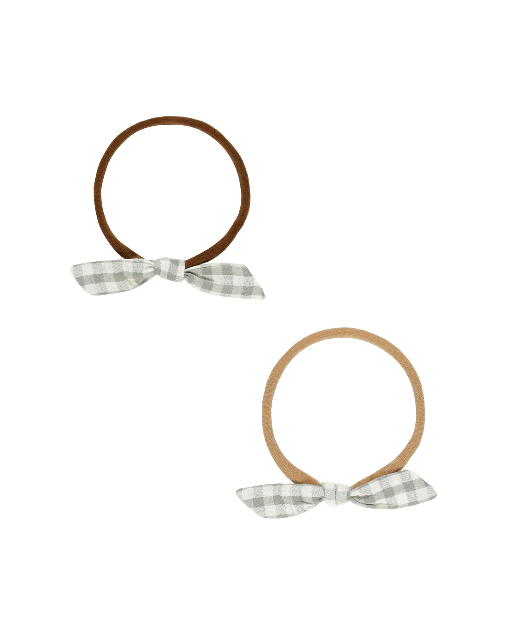 Little Knot Headband || Eucalyptus Gingham O/S