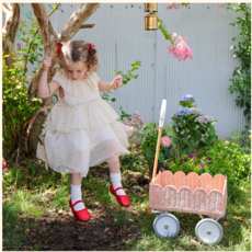 Olli Ella Petal Wonder Wagon- Seashell Pink