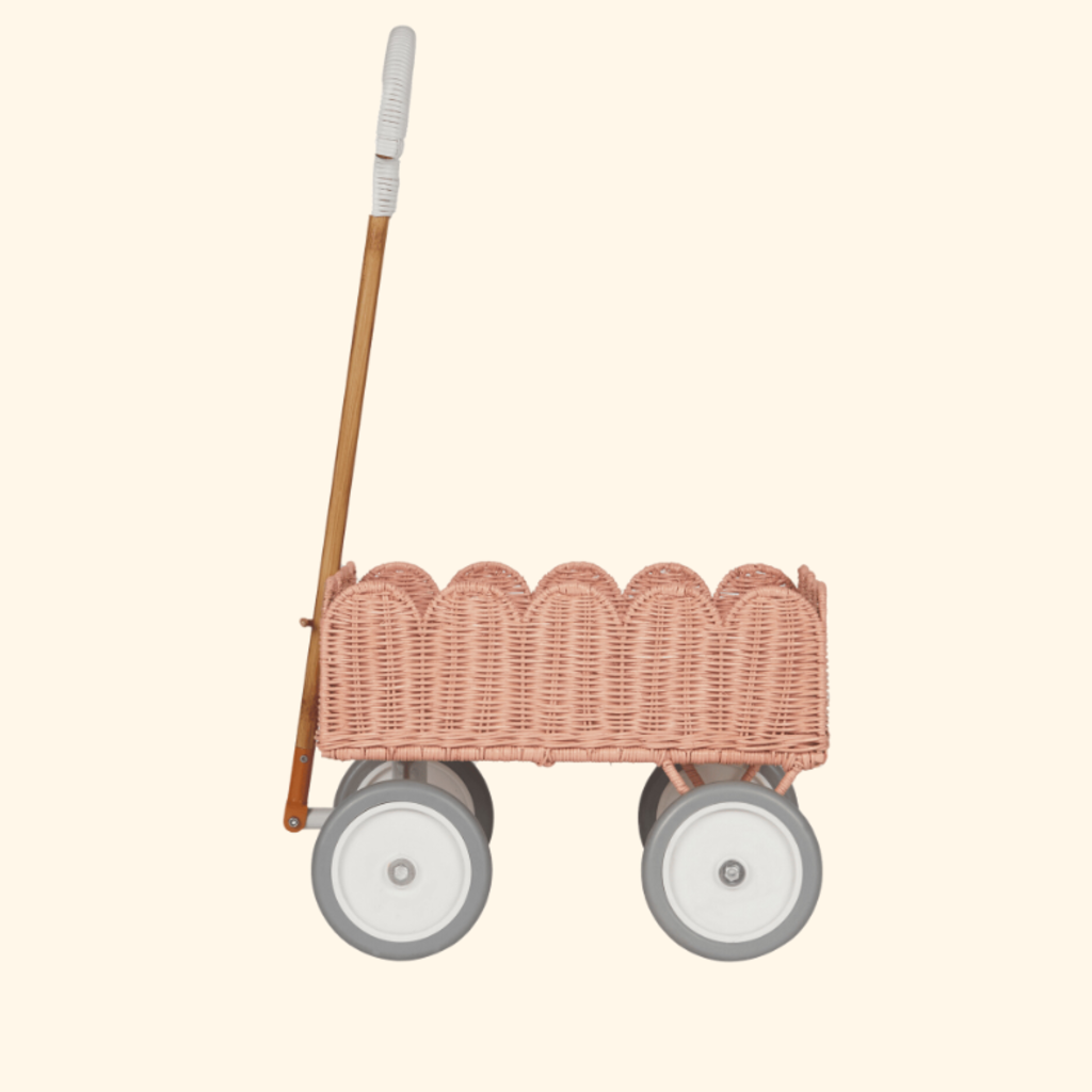 Olli Ella Petal Wonder Wagon- Seashell Pink