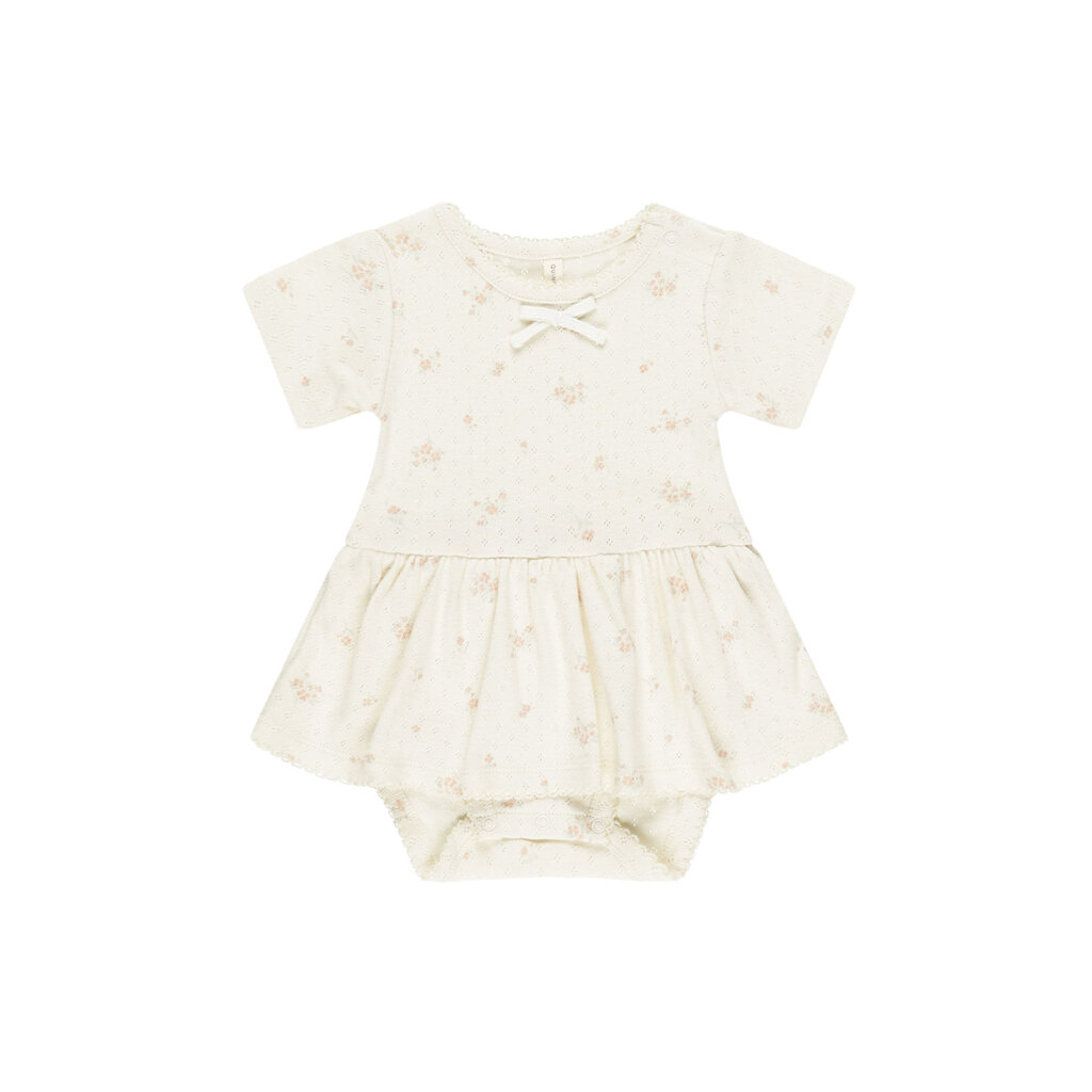 Quincy Mae Pointelle Skirted Bodysuit