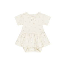 Quincy Mae Pointelle Skirted Bodysuit