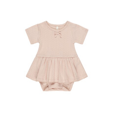 Quincy Mae Pointelle Skirted Bodysuit