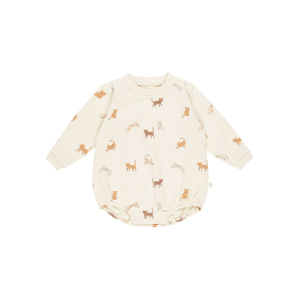 Quincy Mae Crew Neck Bubble Romper
