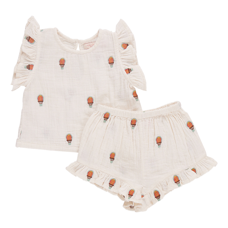 Pink Chicken Roey 2-Piece Set