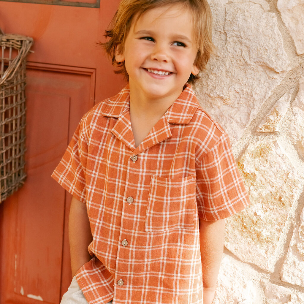 Rylee + Cru Inc. Lapel Collared Shirt