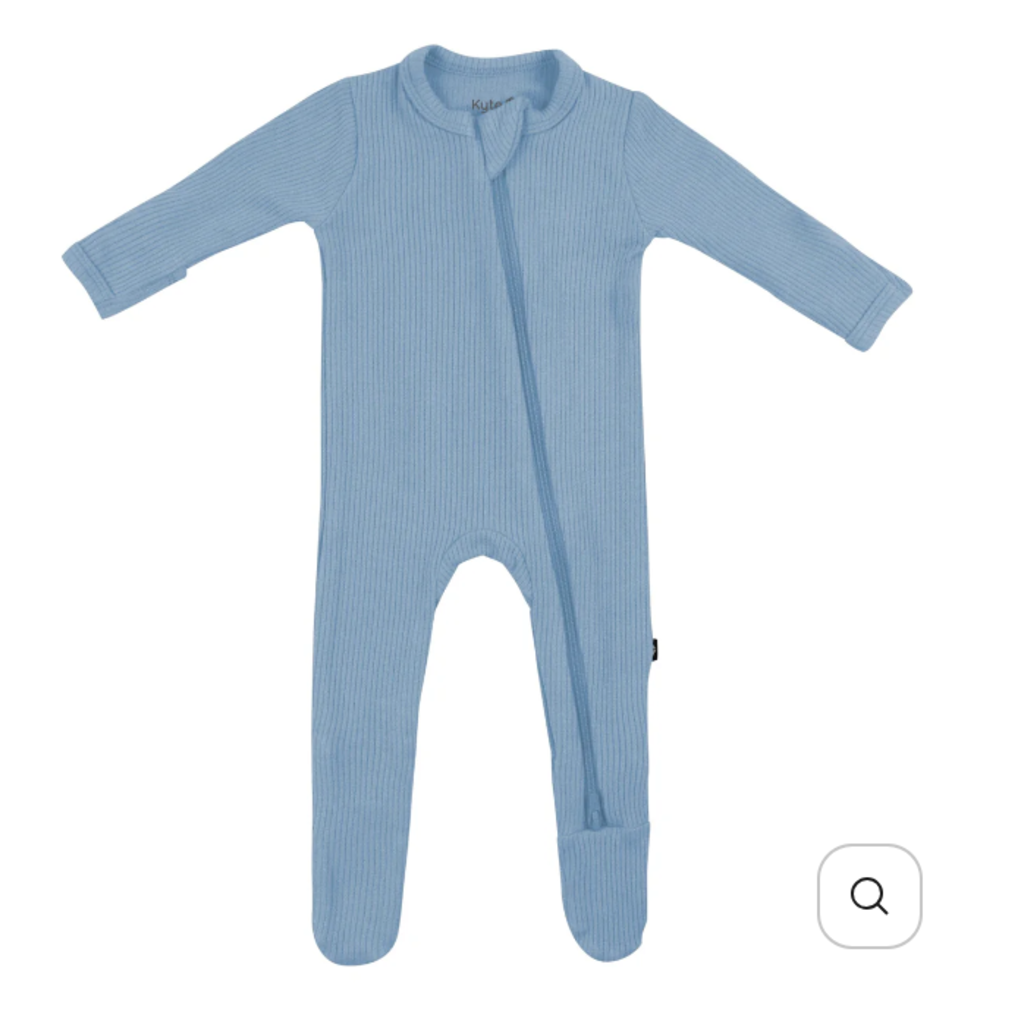 Kyte Baby Ribbed Zipper Footie