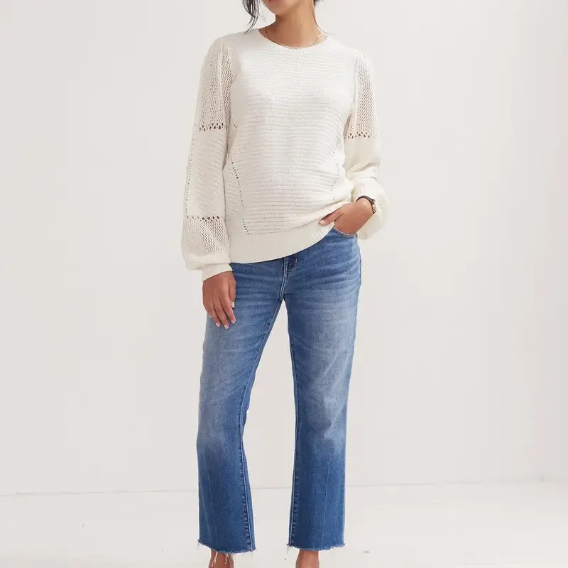 Hatch Collection The Crop Maternity Jean