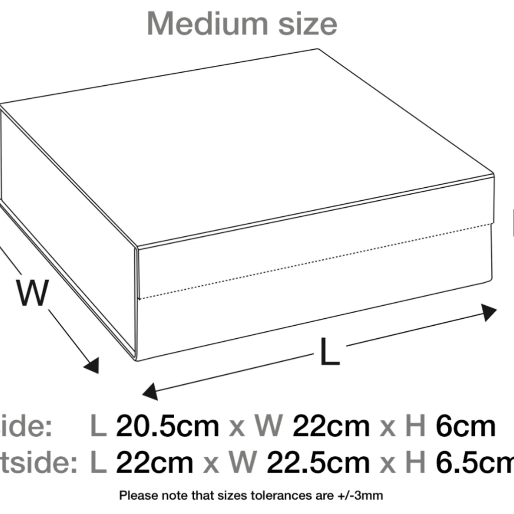 Fold A Box Medium Box Pale Blue