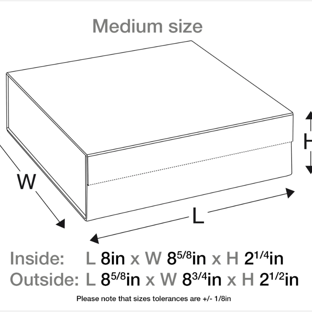 Fold A Box Medium Gift Box Rose Gold
