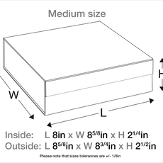 Fold A Box Medium Gift Box Rose Gold