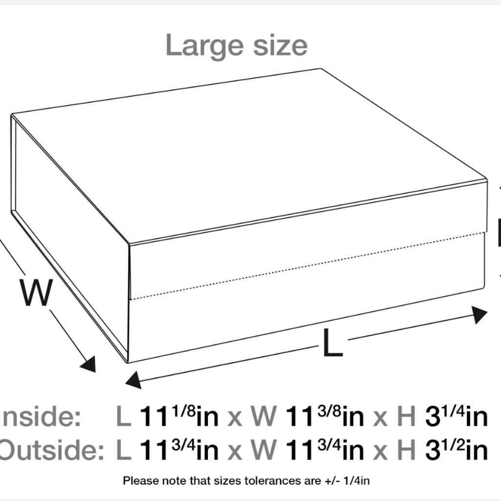 Fold A Box Large Box Pale Blue