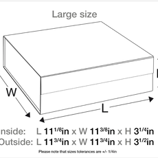 Fold A Box Large Box Pale Blue