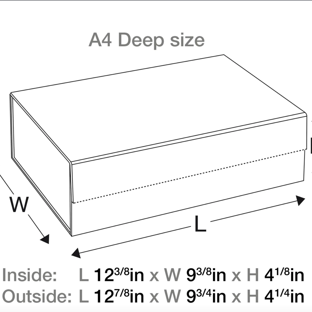 Fold A Box Large Box Ivory