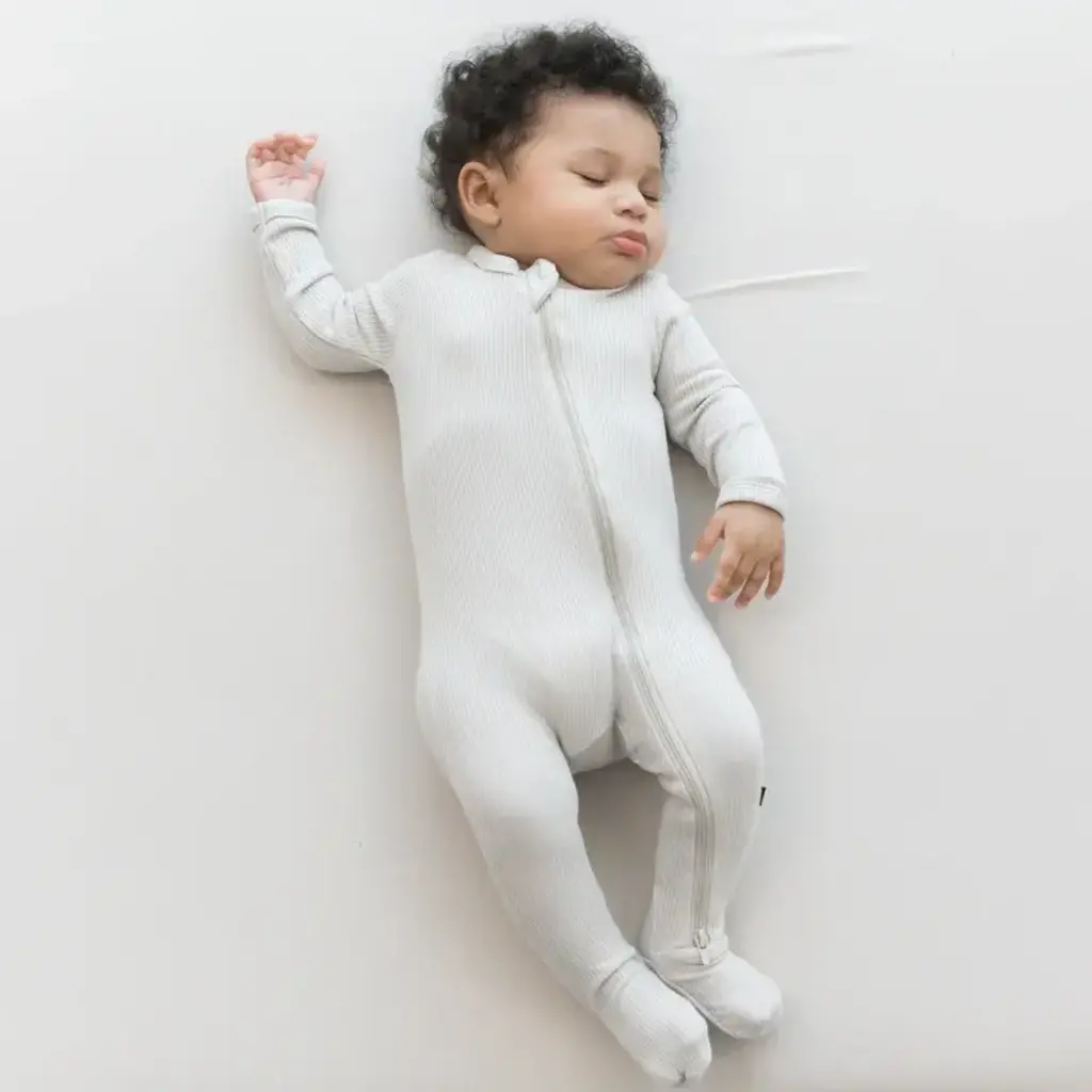 Kyte Baby Ribbed Zipper Footie