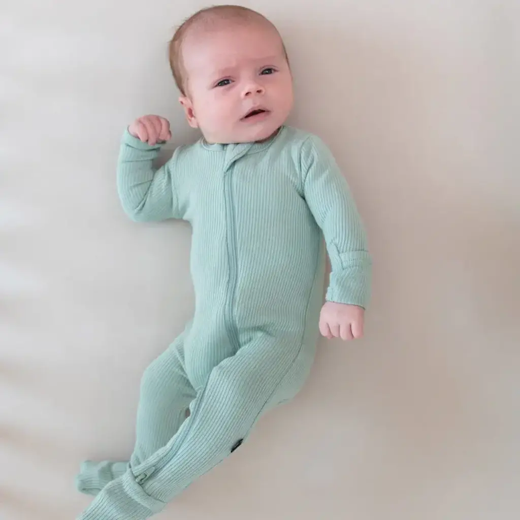 Kyte Baby Ribbed Zipper Footie