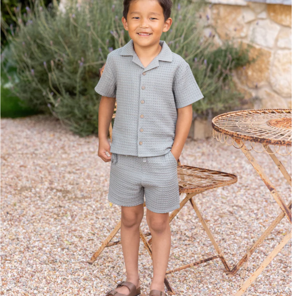 Rylee + Cru Inc. Perry Short - Ocean 6-12M