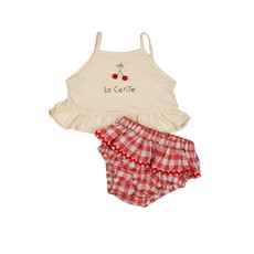 Wild Wawa Ruffle Bloomer Set