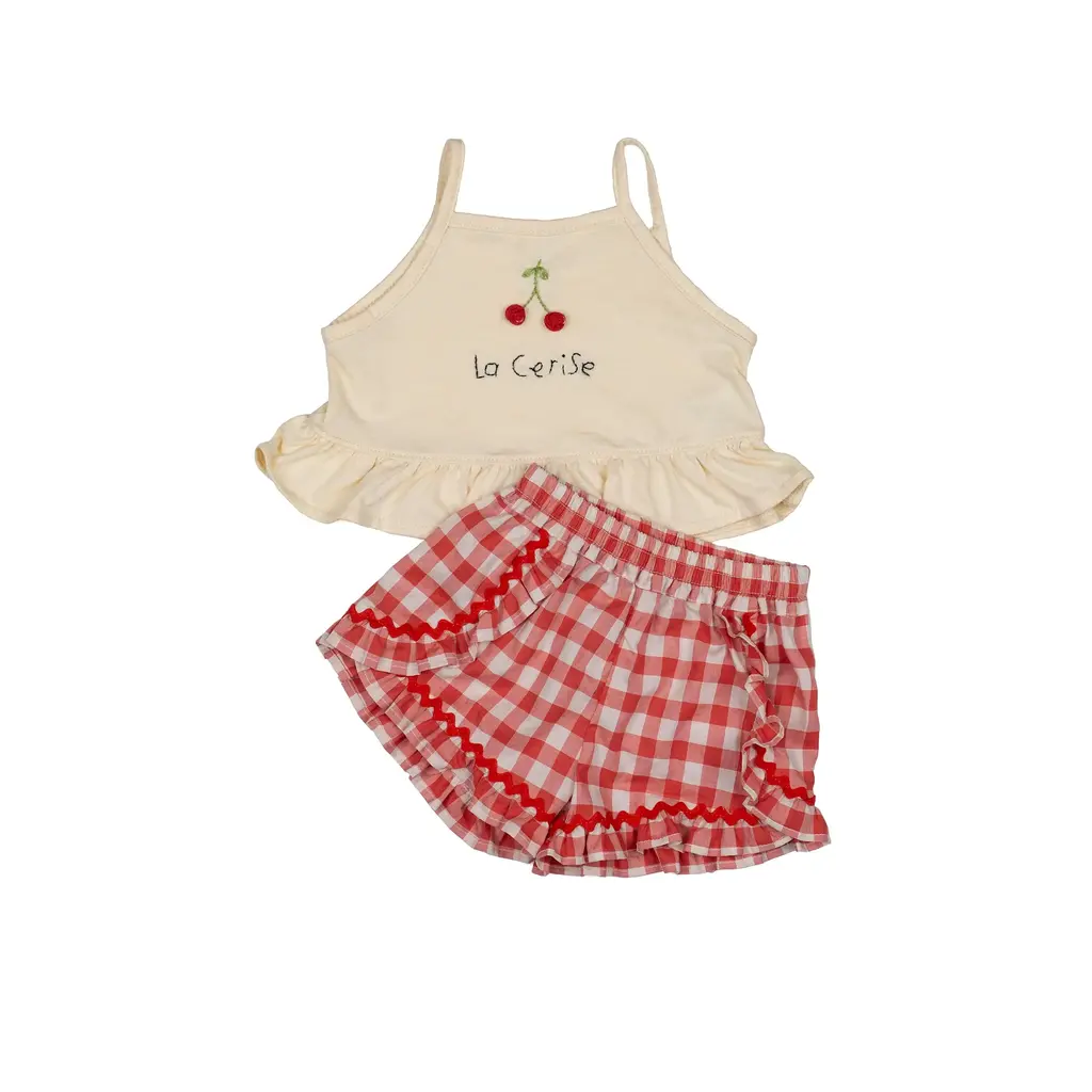 Wild Wawa Ruffle Short Set